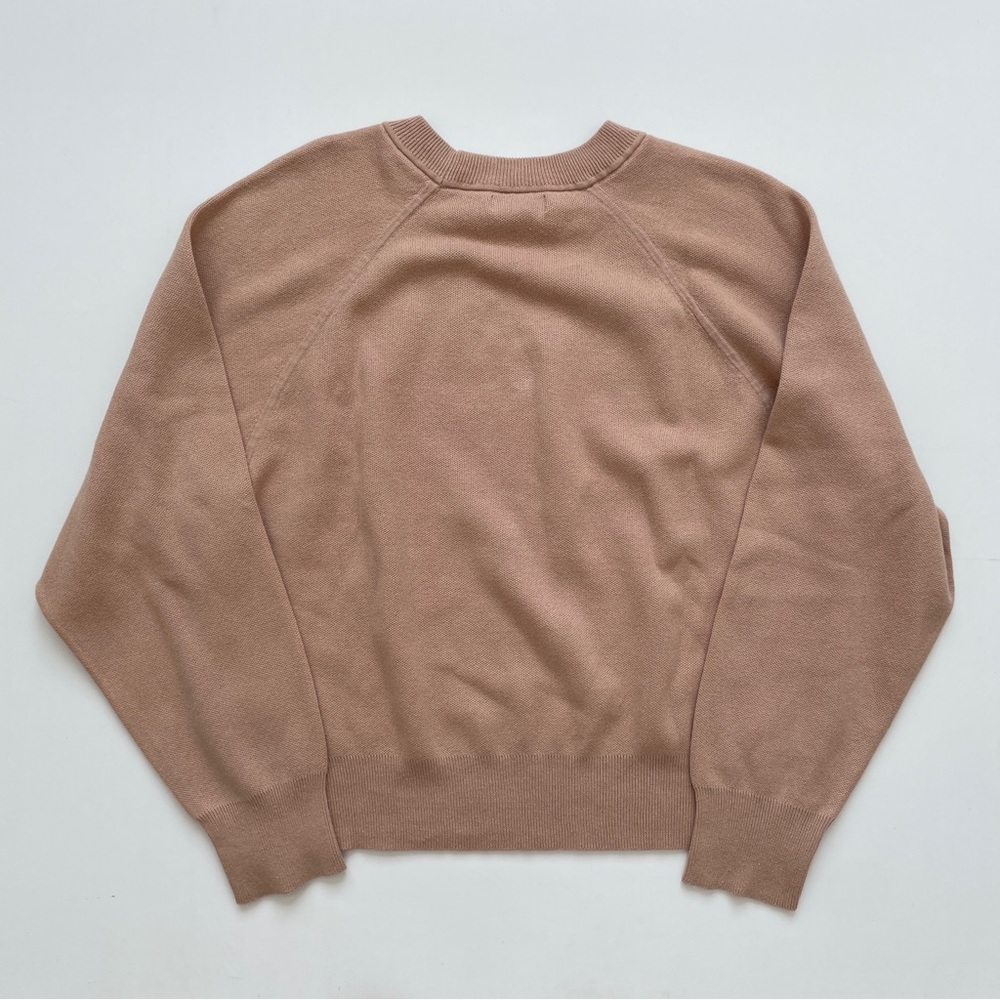 Calvin Klein Jeans Tan Brown Fall Cozy Knit Crew Neck Sweater, Size Medium - Picture 7 of 11